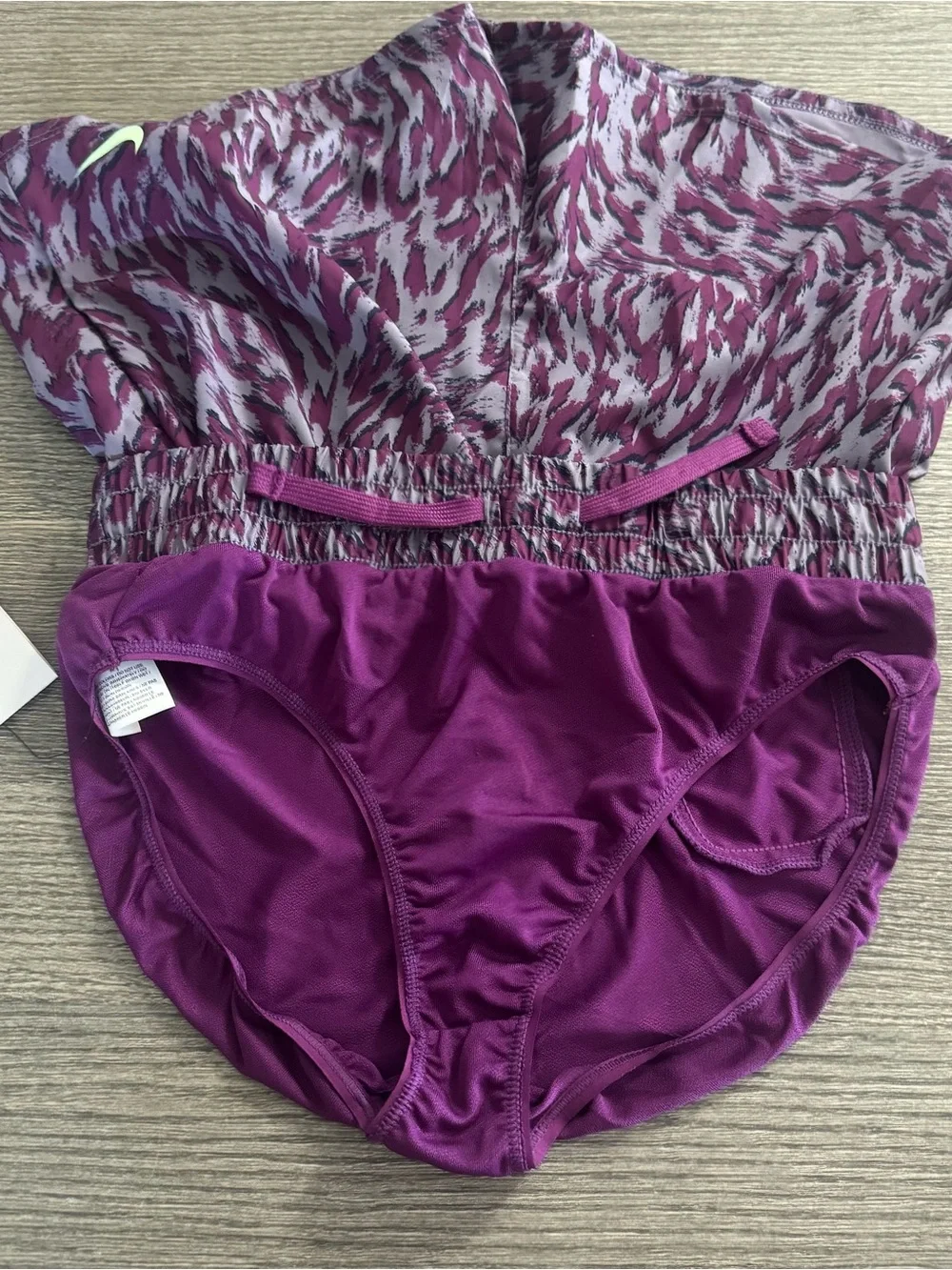 Nike One Kids Girls Woven Shorts Dri-fit Purple Sz L Brief Lined